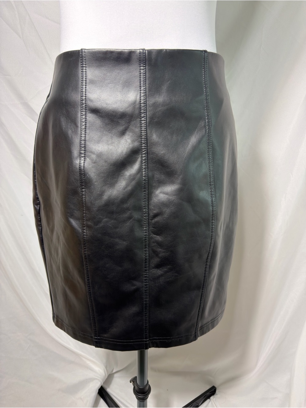 Torrid Faux Leather Black Skirt